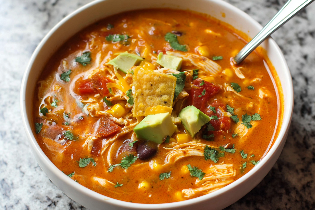 Chicken Enchilada Soup – Easy and Flavorful Recipe Chicken Enchilada Soup – Easy and Flavorful Recipe