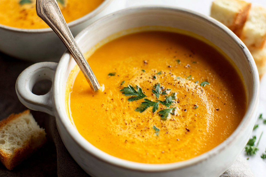 Creamy Carrot Ginger Soup – Easy & Comforting
