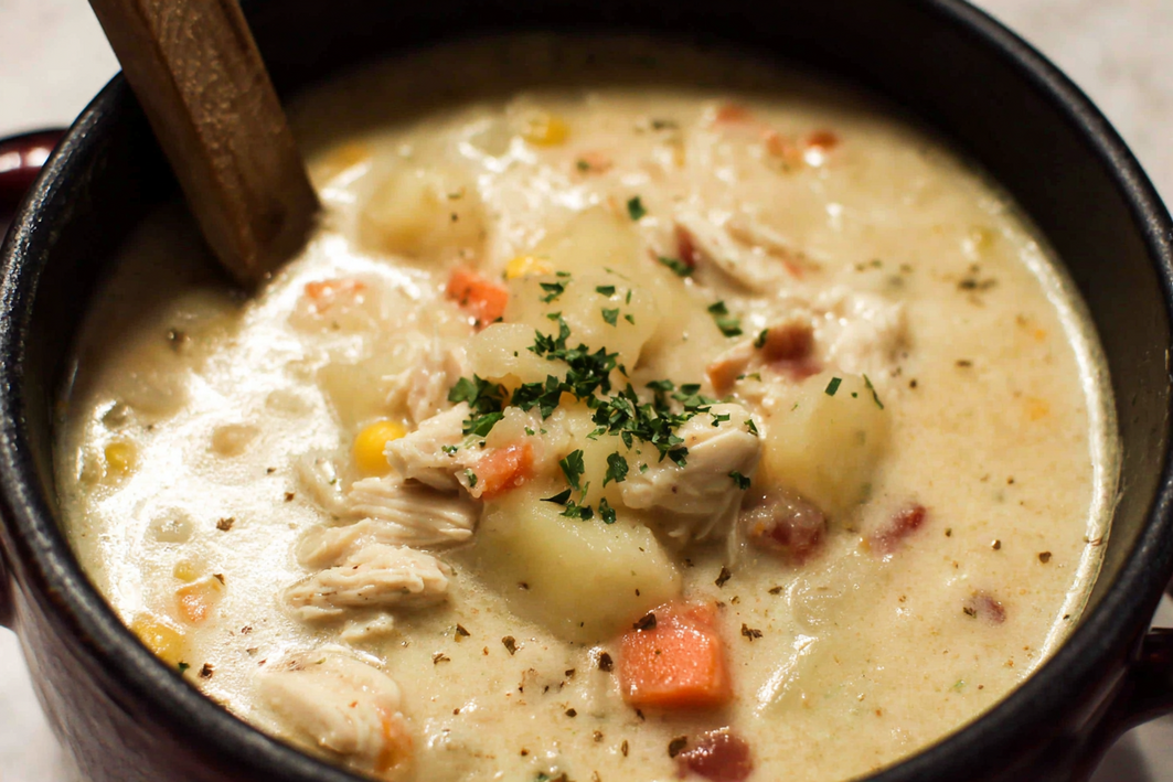 Creamy Chicken Potato Soup – Easy & Comforting