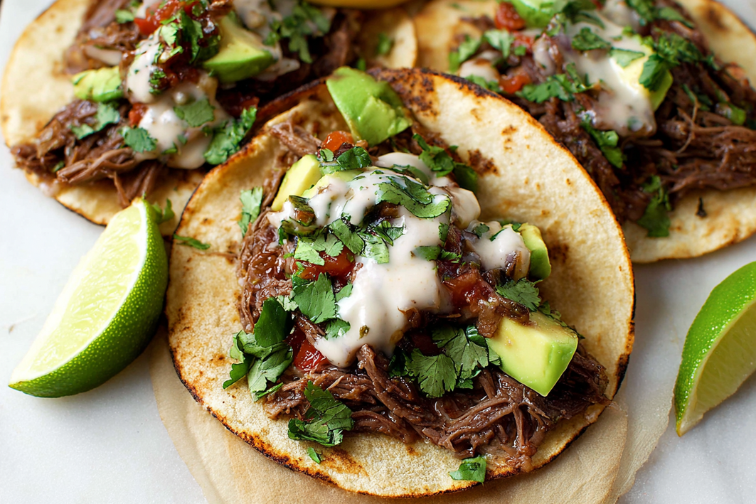 Crockpot Shredded Beef Tacos – Easy Dinner Recipe