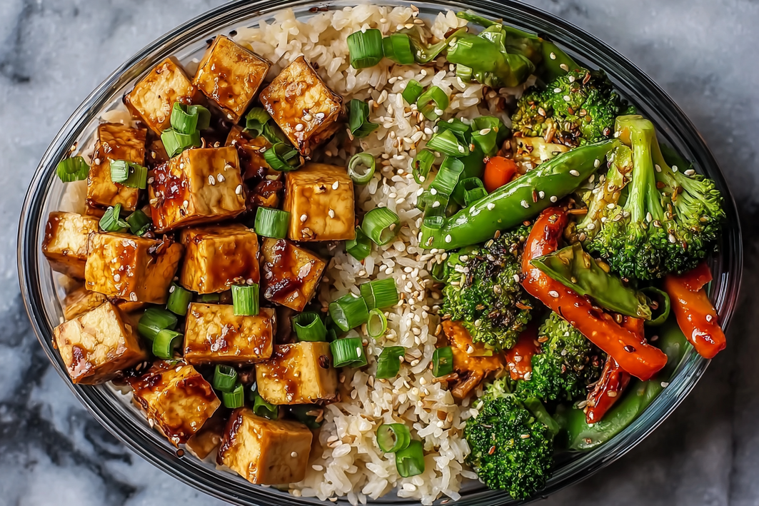 Easy Asian Tofu Rice Meal Prep That’s Bursting with Flavor Easy Asian Tofu Rice Meal Prep That’s Bursting with Flavor