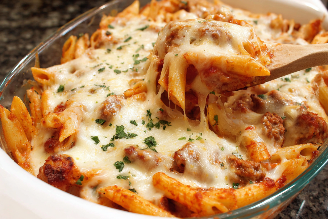 Easy Baked Penne with Sausage – Quick Comfort Meal