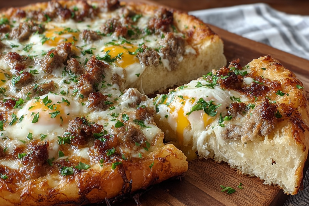 Easy Biscuits and Gravy Breakfast Pizza – Quick & Tasty