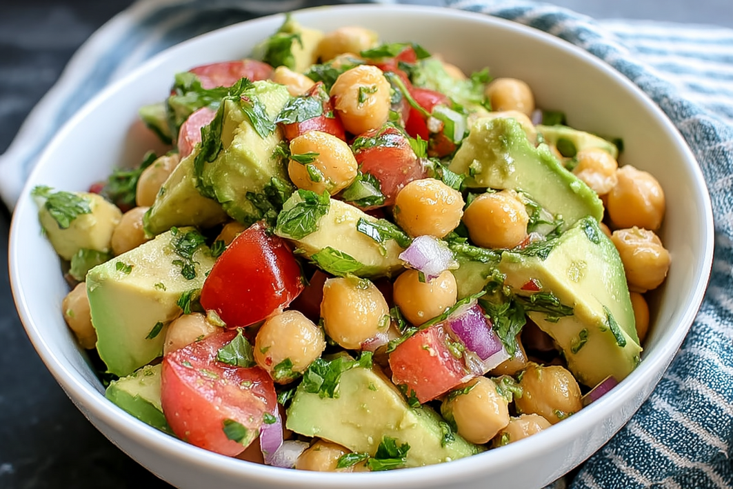 Easy Chickpea Avocado Salad: Creamy, Fresh & Ready in Minutes Easy Chickpea Avocado Salad: Creamy, Fresh & Ready in Minutes