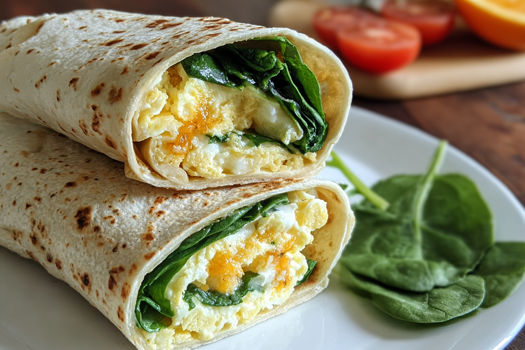 Easy Egg & Spinach Wrap: Your New Go-To Healthy Breakfast Fix Easy Egg & Spinach Wrap: Your New Go-To Healthy Breakfast Fix