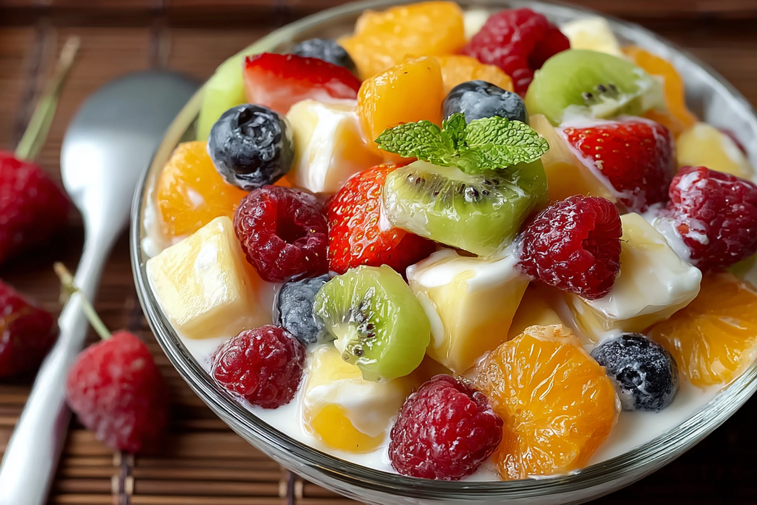 Easy Fresh Fruit Salad with Yogurt That’ll Brighten Your Day – Quick & Healthy Easy Fresh Fruit Salad with Yogurt That’ll Brighten Your Day – Quick & Healthy