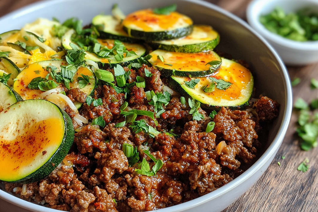 Easy Ground Beef Zucchini Bowls with Bold, Savory Flavor Boost Easy Ground Beef Zucchini Bowls with Bold, Savory Flavor Boost