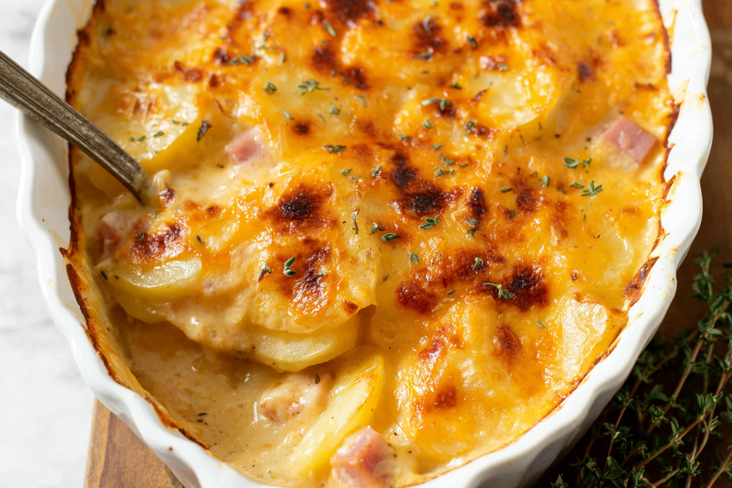 Easy Ham and Potato Casserole – Comfort in One Pot Easy Ham and Potato Casserole – Comfort in One Pot