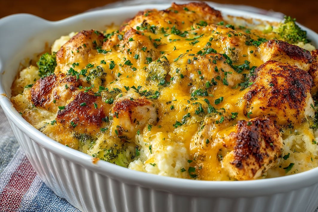 Easy Low Carb Chicken Casserole – Simple & Delicious Easy Low Carb Chicken Casserole – Simple & Delicious