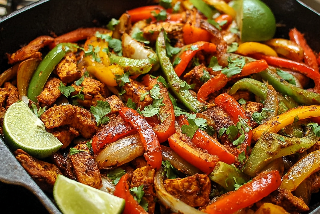 Easy One-Pan Vegan Fajitas Burst With Bold Flavor and Color Easy One-Pan Vegan Fajitas Burst With Bold Flavor and Color
