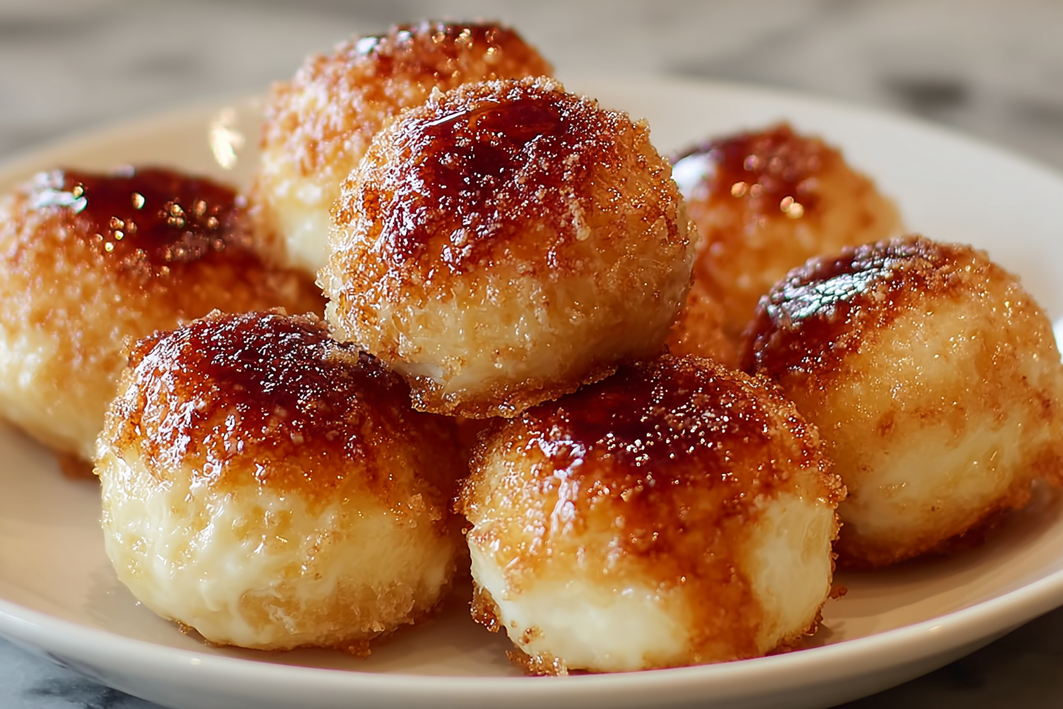 Heavenly Crème Brûlée Donut Holes – Easy & Creamy Heavenly Crème Brûlée Donut Holes – Easy & Creamy
