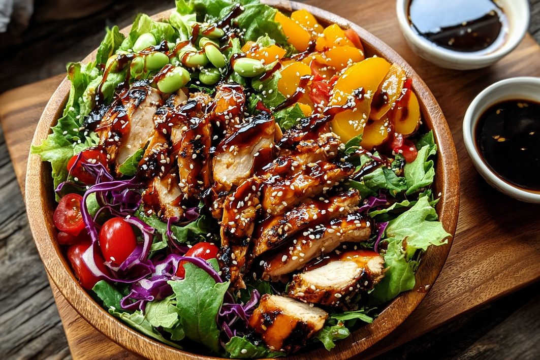 Juicy Grilled Teriyaki Chicken Salad You’ll Crave Tonight – Easy & Healthy