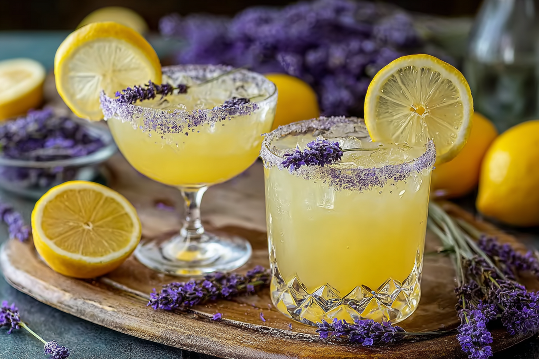 Lemon Lavender Margaritas – Refreshing Floral Cocktails