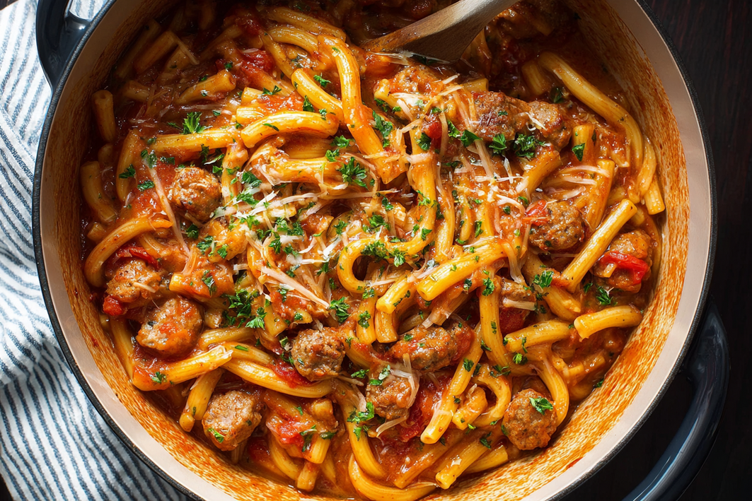 One Pot Italian Sausage Pasta – Easy & Flavorful One Pot Italian Sausage Pasta – Easy & Flavorful