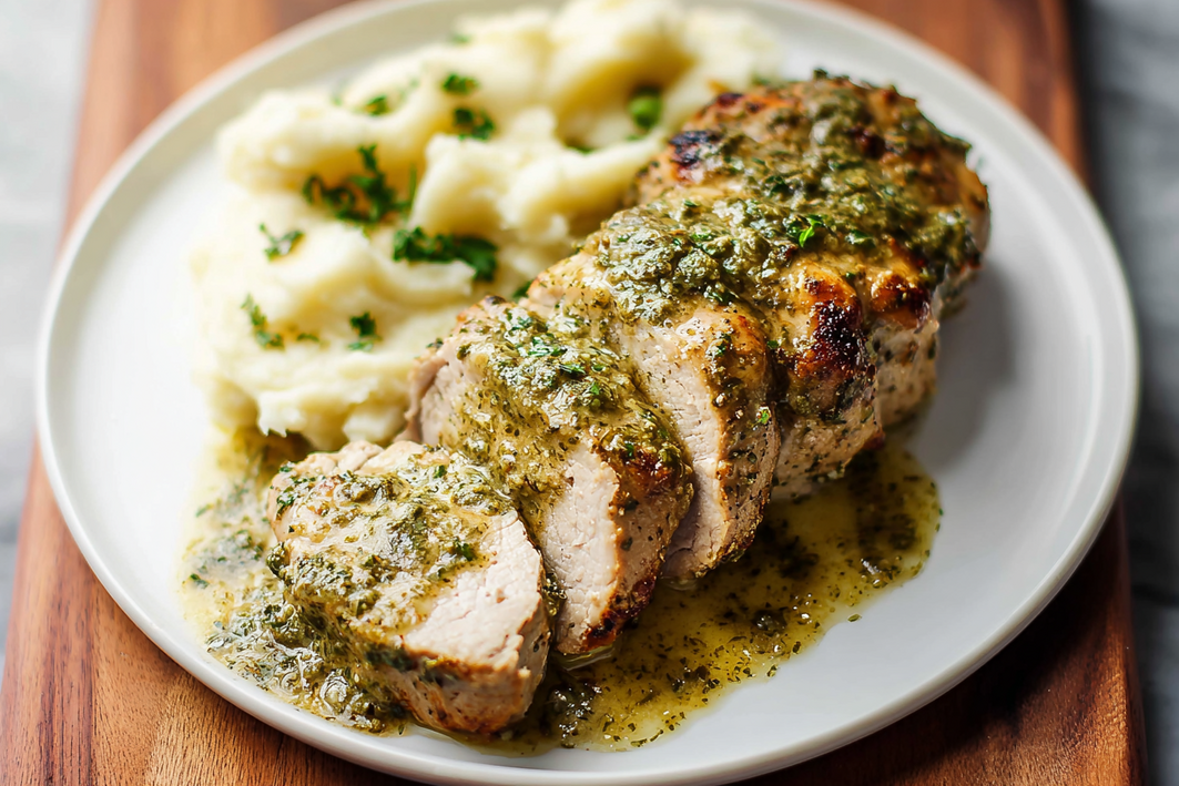 Pesto Pork Tenderloin – Easy Weeknight Dinner