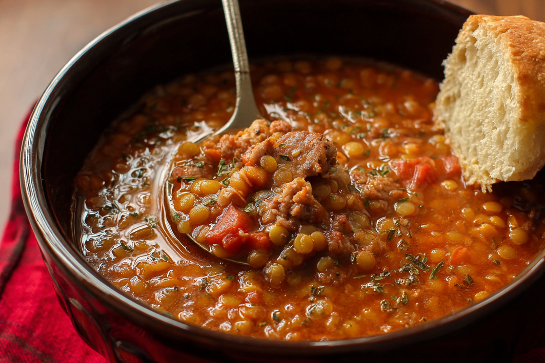 Sausage and Lentil Soup (Slow Cooker) – Hearty & Easy Sausage and Lentil Soup (Slow Cooker) – Hearty & Easy