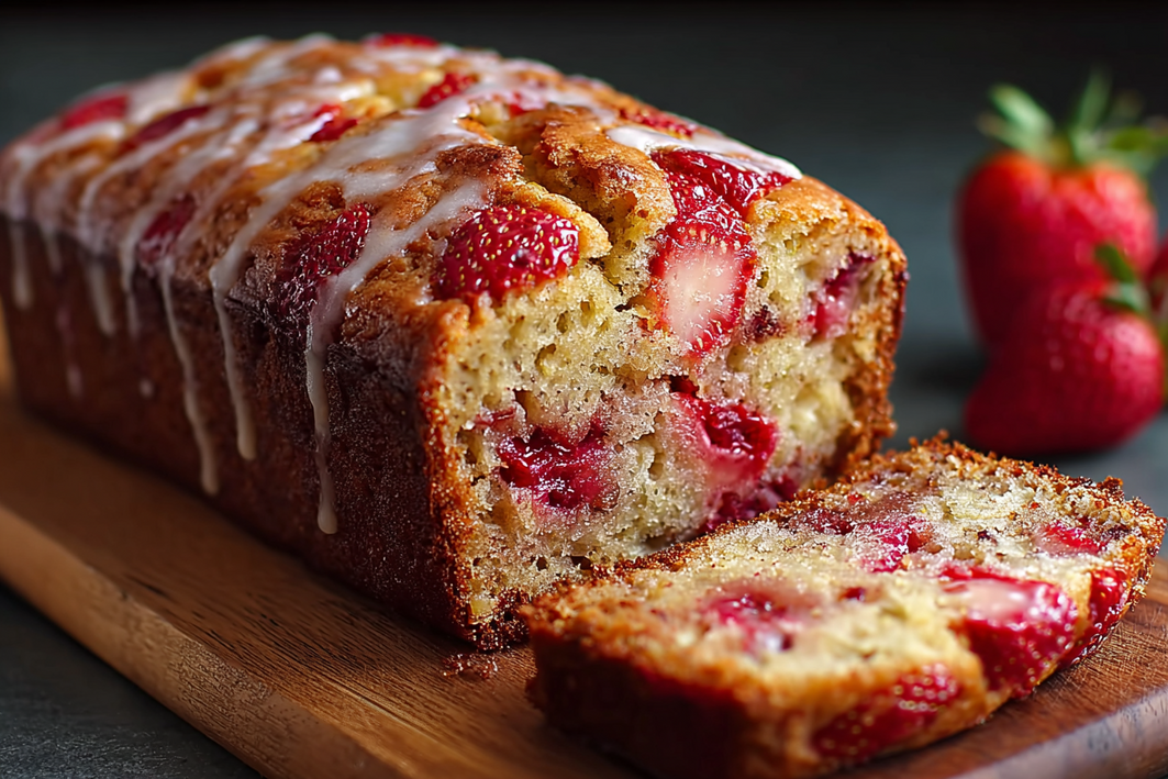 Strawberry Banana Bread – Easy Homemade Recipe Strawberry Banana Bread – Easy Homemade Recipe