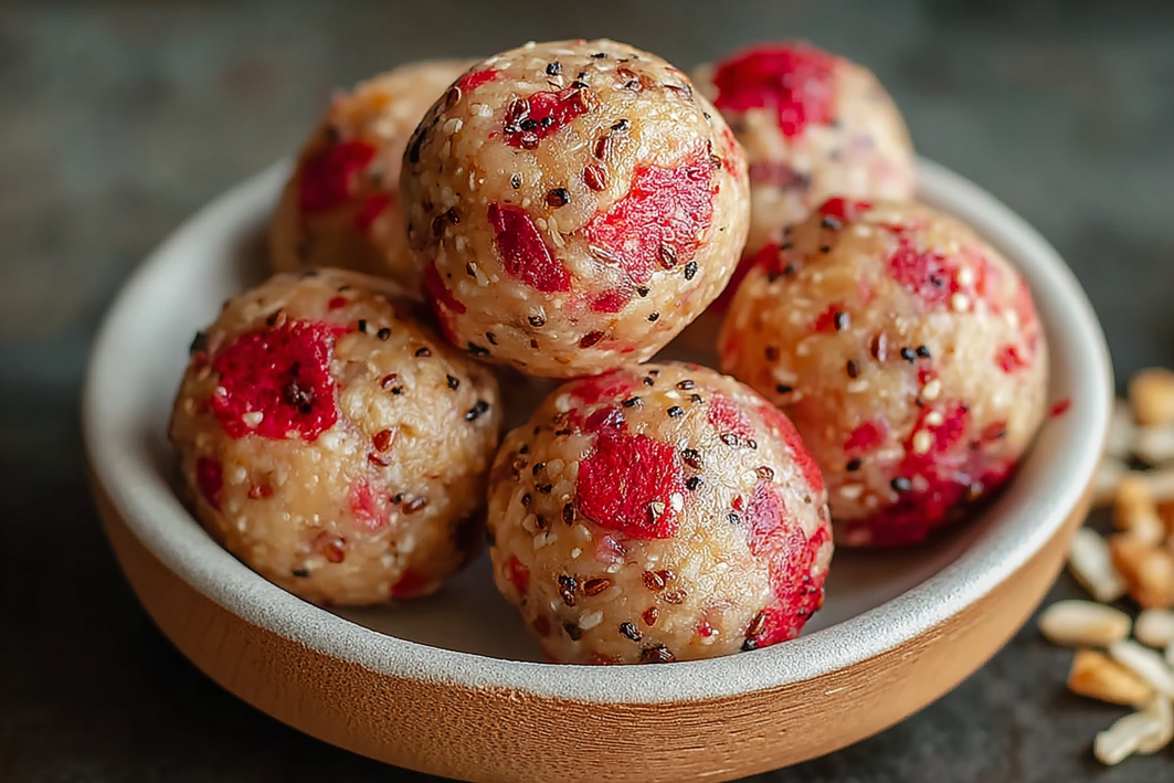 Strawberry Shortcake Energy Bites – Quick & Healthy Snacks Strawberry Shortcake Energy Bites – Quick & Healthy Snacks