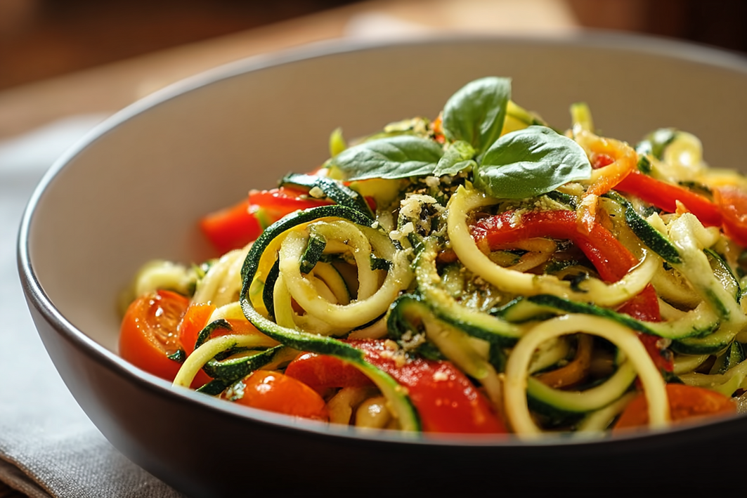 Easy Light Zoodle Primavera Recipe That Bursts With Fresh Flavor