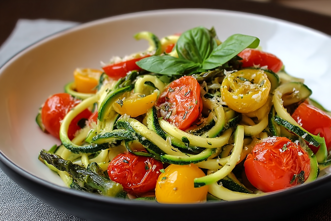 Easy Light Zoodle Primavera Recipe That Bursts With Fresh Flavor