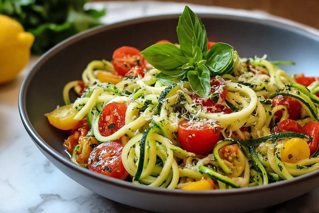 Easy Light Zoodle Primavera Recipe That Bursts With Fresh Flavor